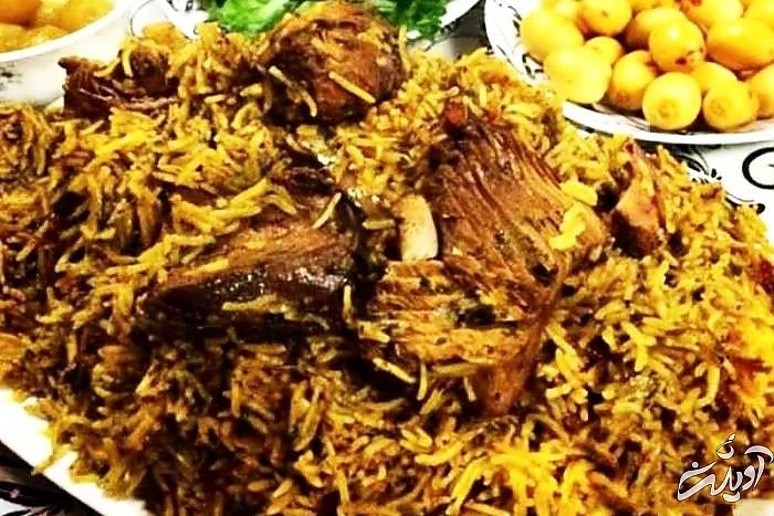 برنج دیشو از غذاهای لذیذ بندرعباس برنج دیشو